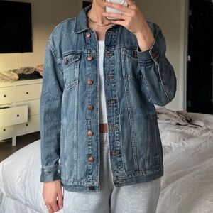 Madewell oversized denim jacket